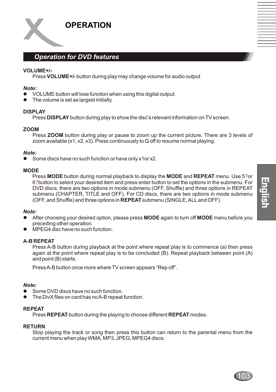 Operation | Xoro HSD 4000 User Manual | Page 103 / 124