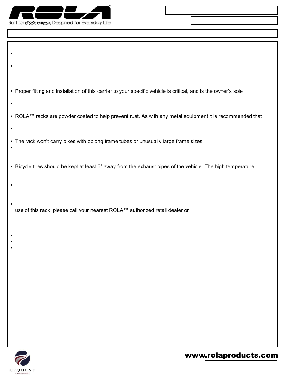 2 / 3 place bike carrier - folding | Draw-Tite 59403 BIKE CARRIER - TX W_TILT - HITCH MOUNT User Manual | Page 3 / 9