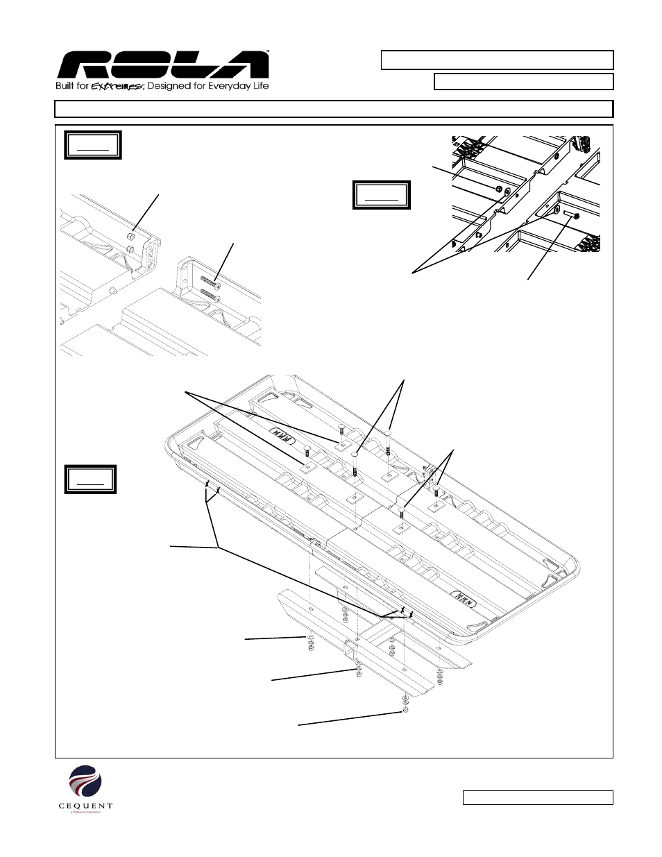 2” poly cargo carrier | Draw-Tite 59500 CARGO CARRIER - POLYPROPYLENE User Manual | Page 6 / 6