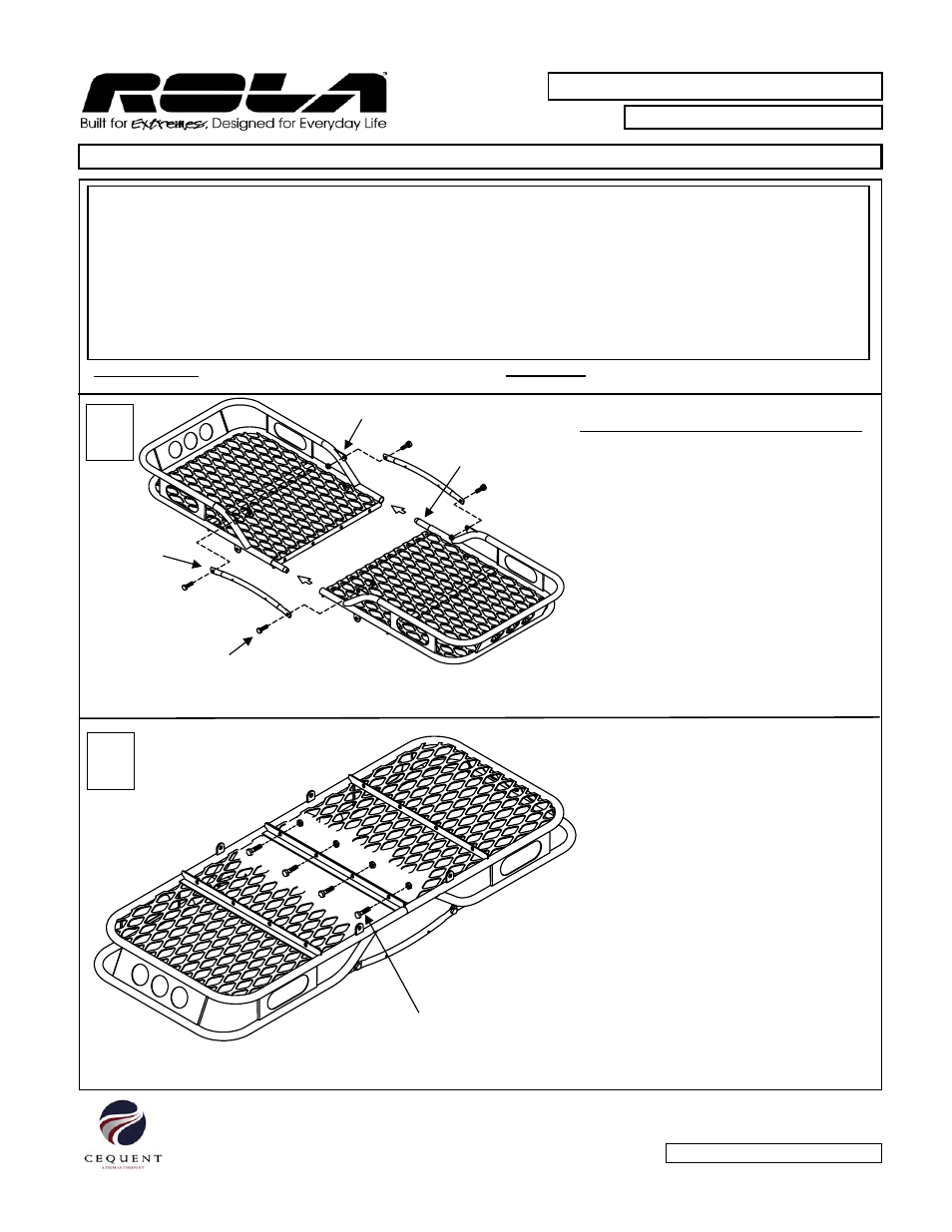 Draw-Tite 59502 CARGO CARRIER - HITCH MOUNTED User Manual | Page 3 / 6