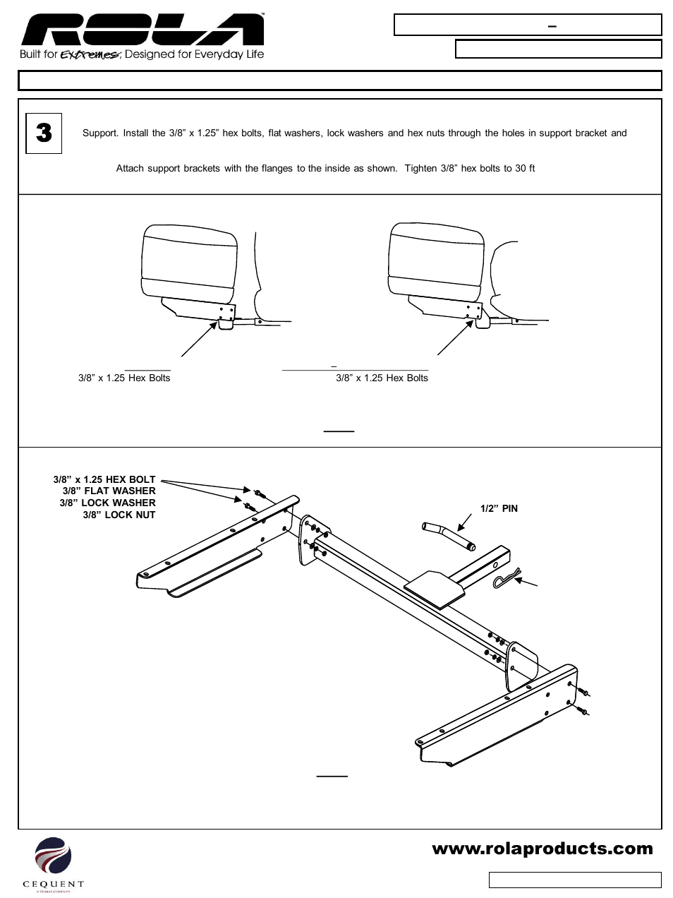 Adventure system – class ii | Draw-Tite 59108 ADVENTURE SYSTEM User Manual | Page 2 / 5