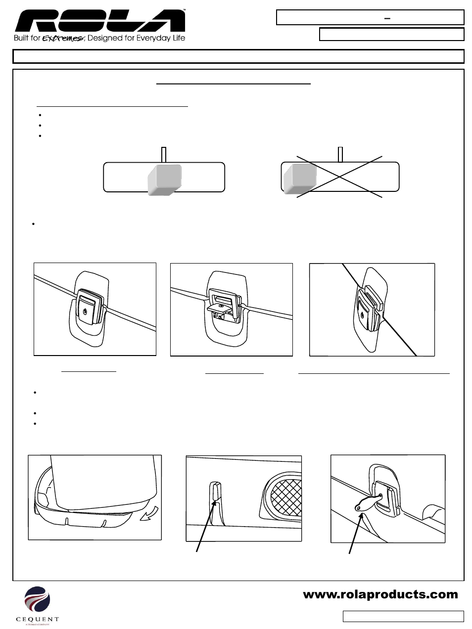 Adventure system – class ii, General operating instructions | Draw-Tite 59108 ADVENTURE SYSTEM User Manual | Page 4 / 5