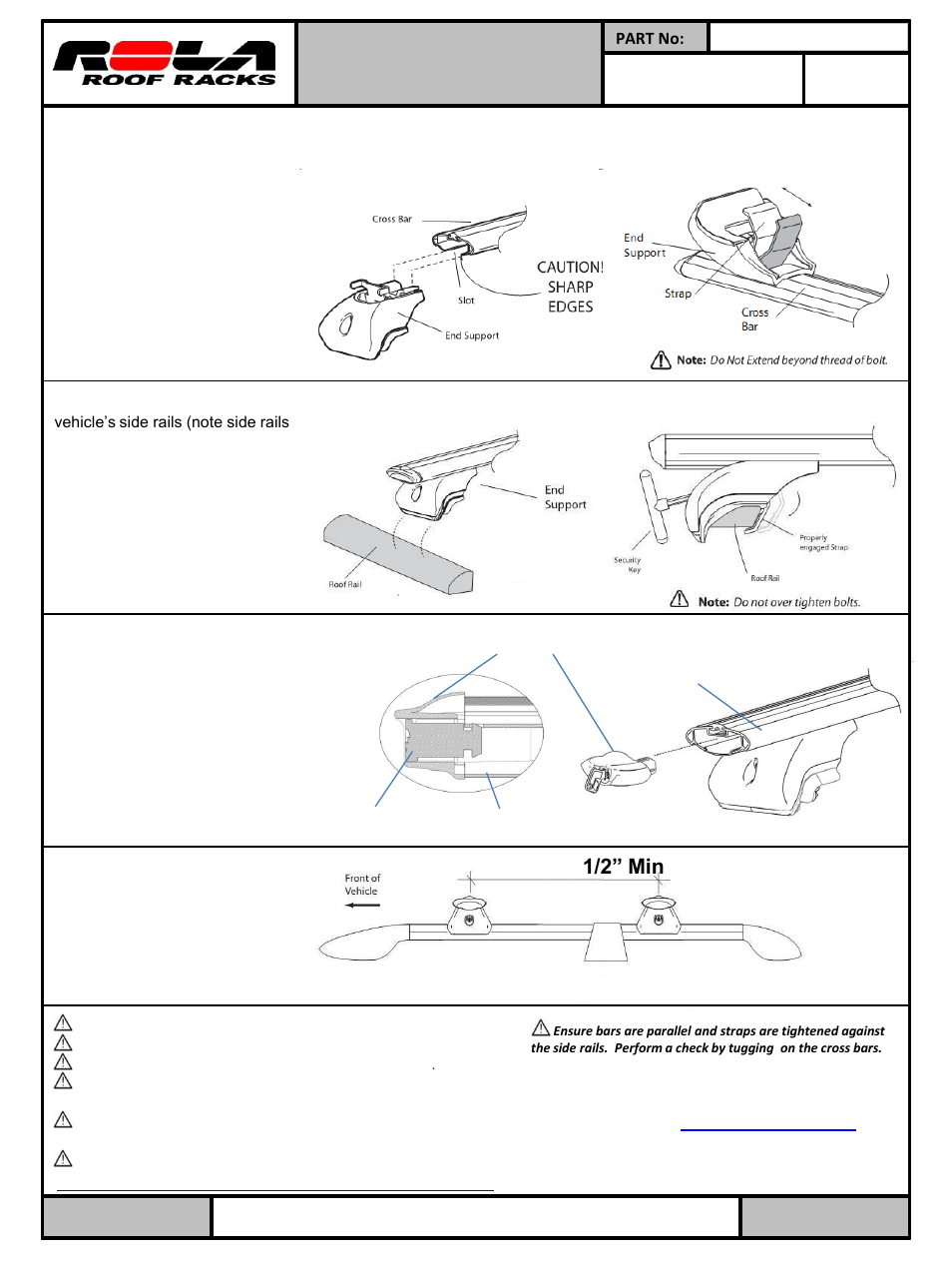 Draw-Tite 59849 ROOF RACK User Manual | 3 pages