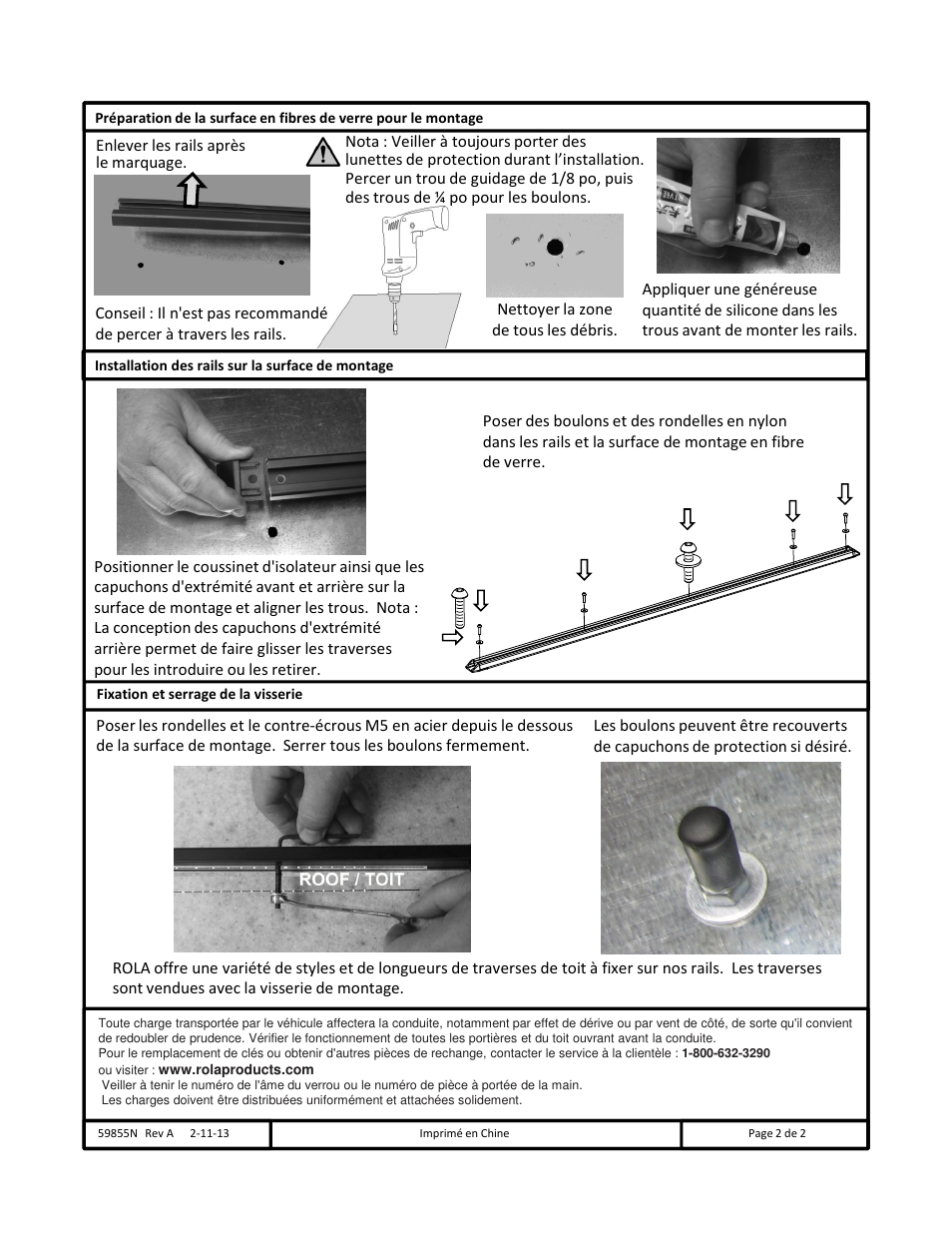 Draw-Tite 59855 ROOF RACK User Manual | Page 4 / 6
