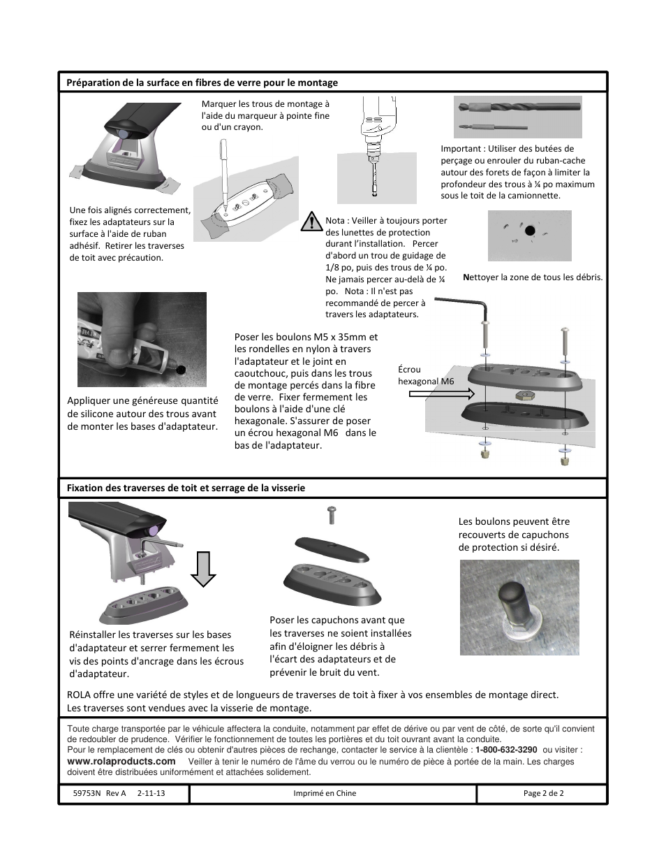 Draw-Tite 59753 ROOF RACK User Manual | Page 4 / 6