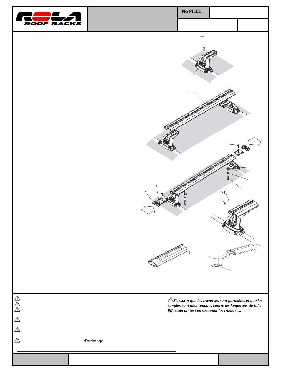 Pg 2 de 2 | Draw-Tite 59722 ROOF RACK User Manual | Page 6 / 6