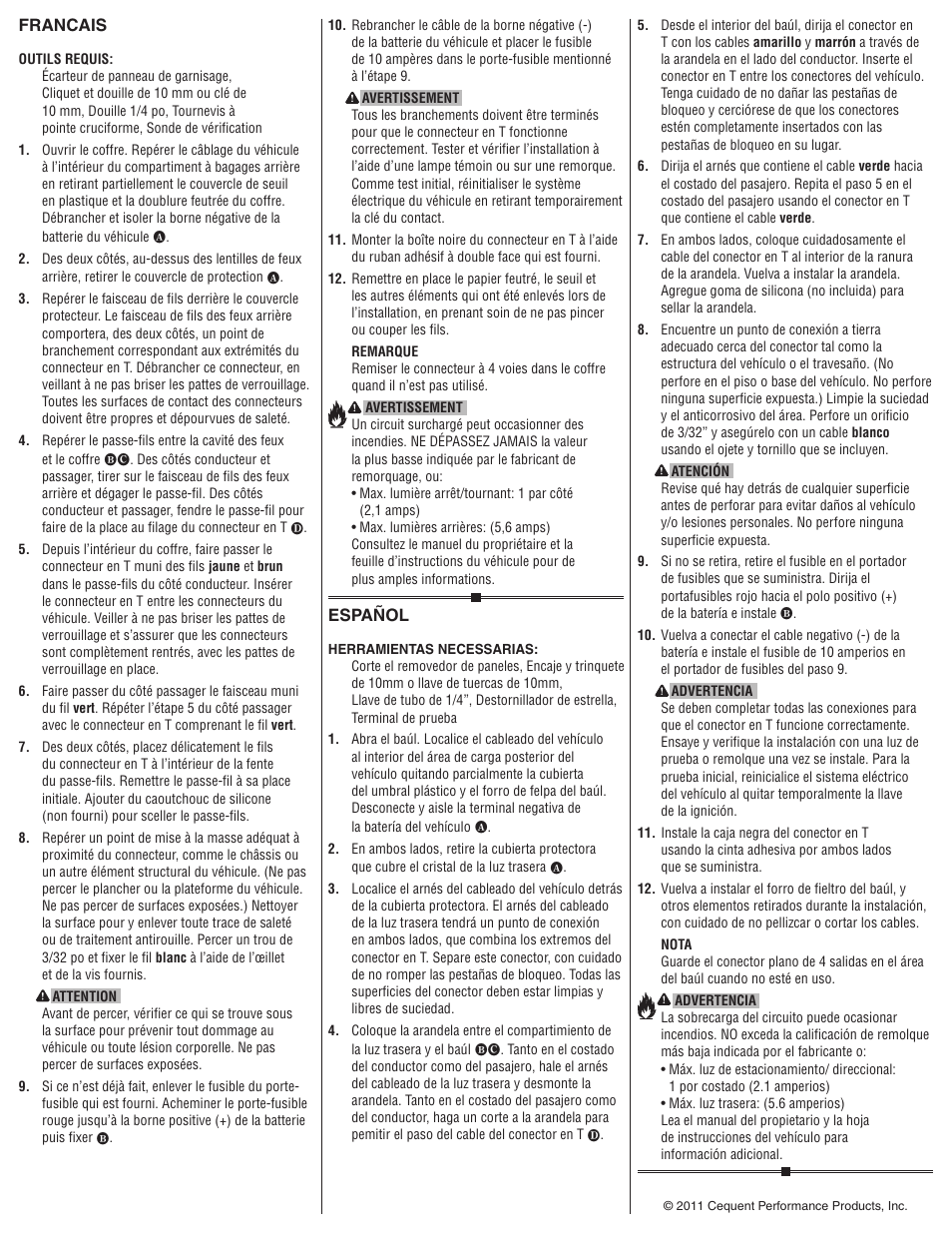 Draw-Tite 118556 T-ONE CONNECTOR User Manual | Page 2 / 2