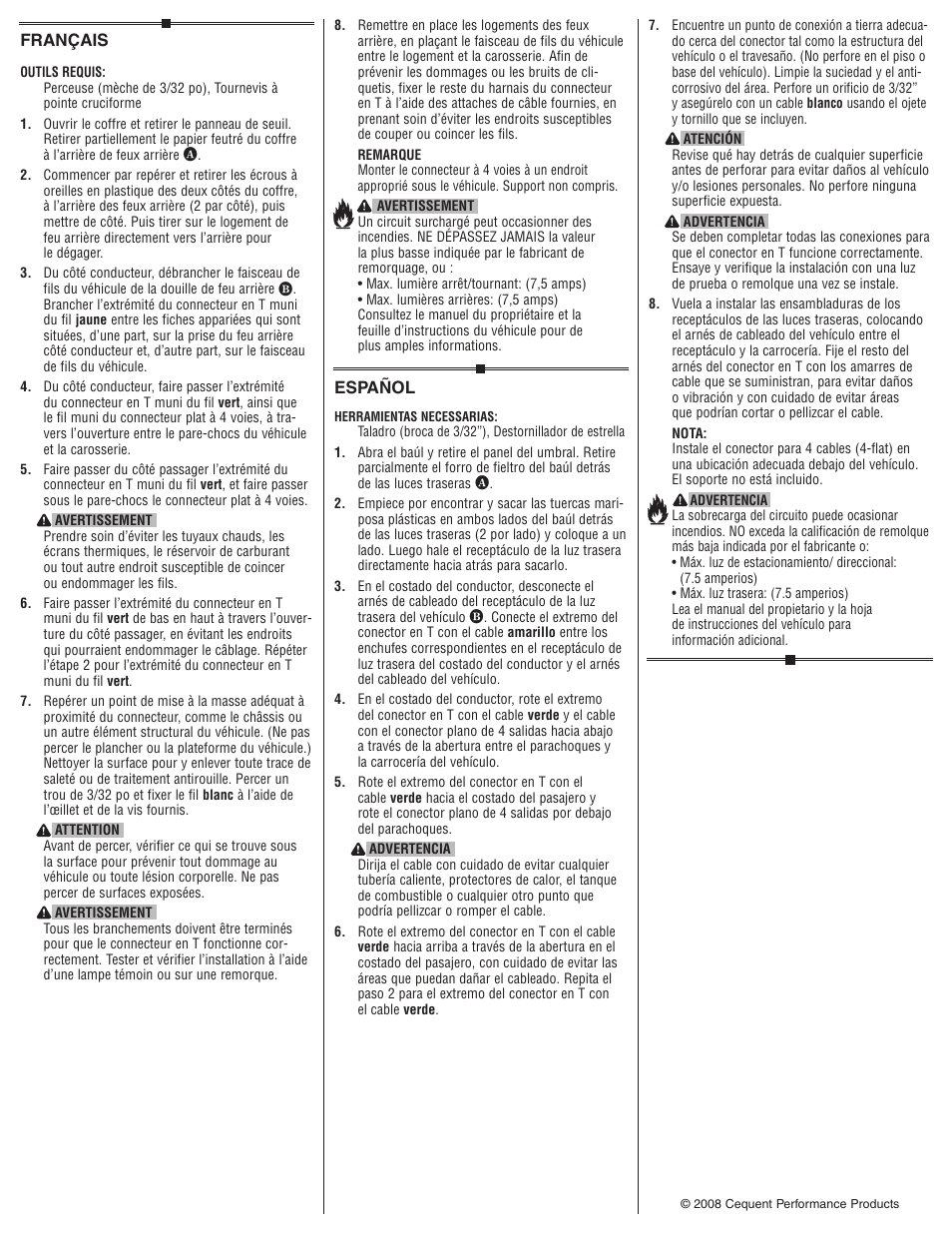 Draw-Tite 118479 T-ONE CONNECTOR User Manual | Page 2 / 2