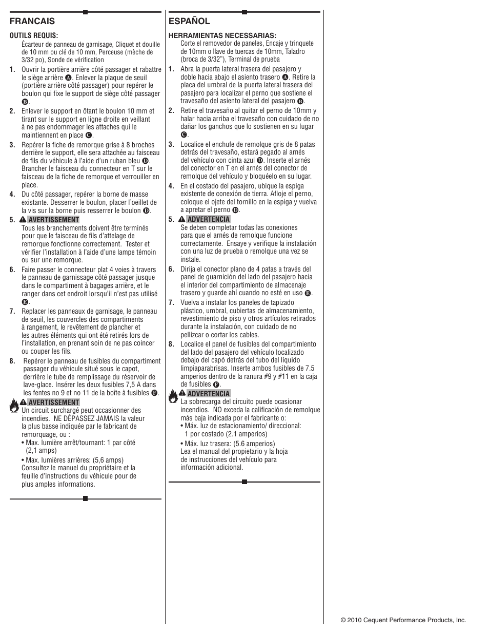 Draw-Tite 118503 T-ONE CONNECTOR User Manual | Page 2 / 2