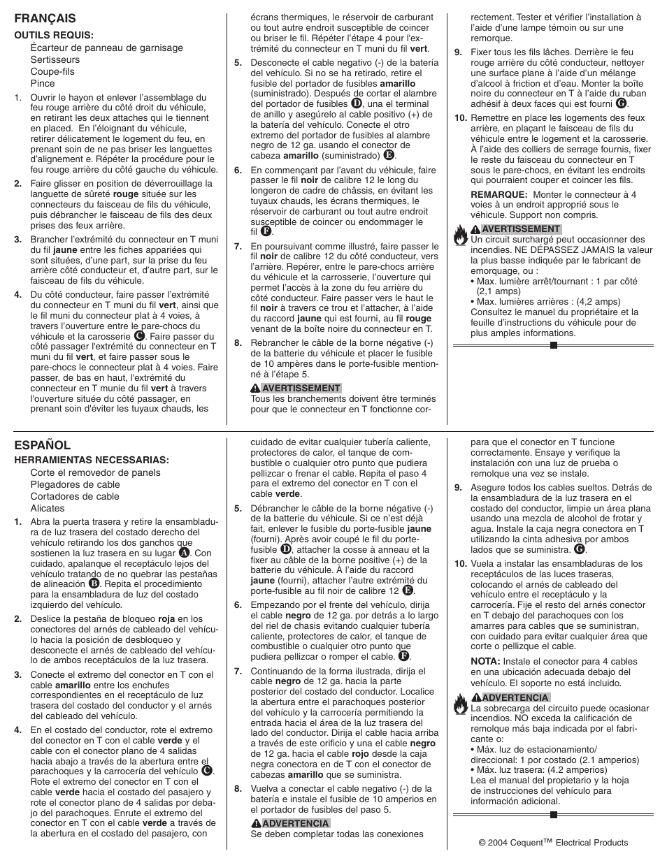 Draw-Tite 118390 T-ONE CONNECTOR User Manual | Page 2 / 2