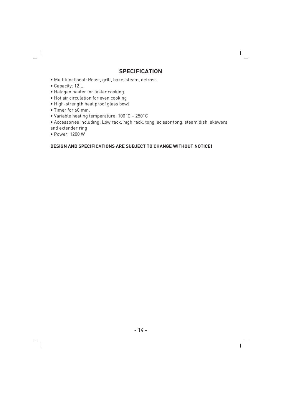 SINBO SCO 5023 User Manual | Page 15 / 60