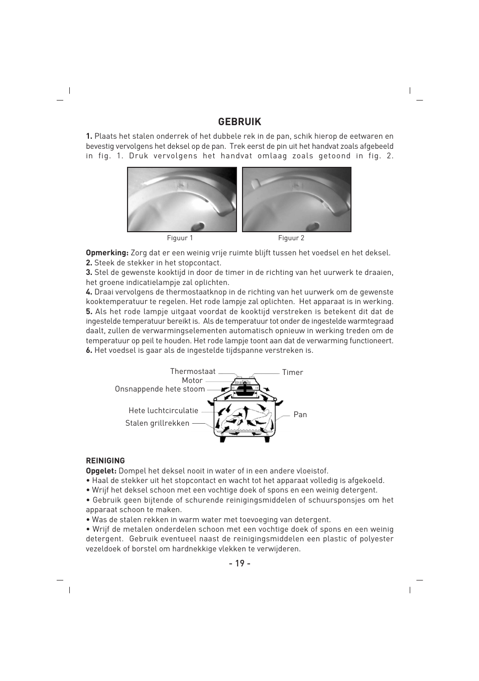 Gebruik | SINBO SCO 5027 User Manual | Page 20 / 48