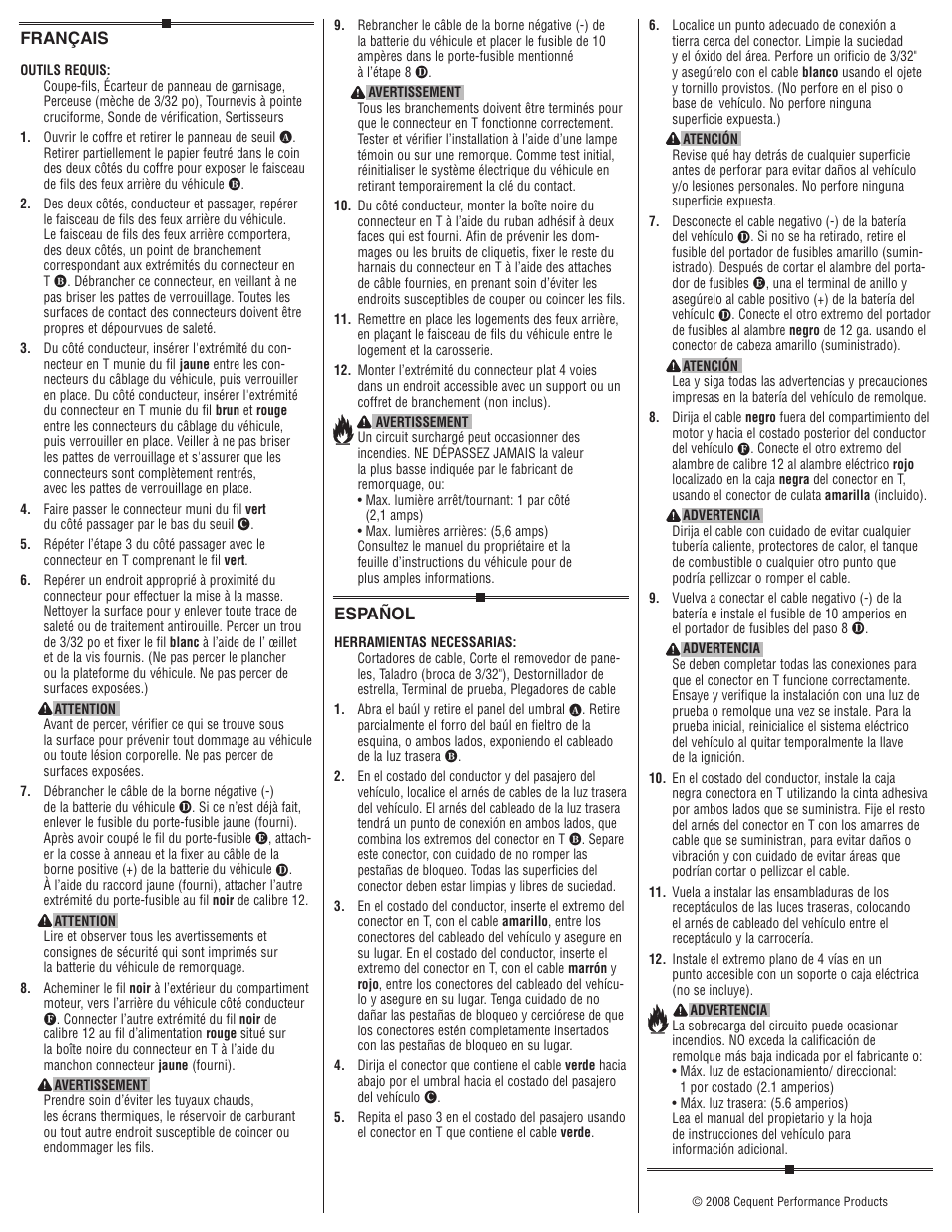 Draw-Tite 118483 T-ONE CONNECTOR User Manual | Page 2 / 2