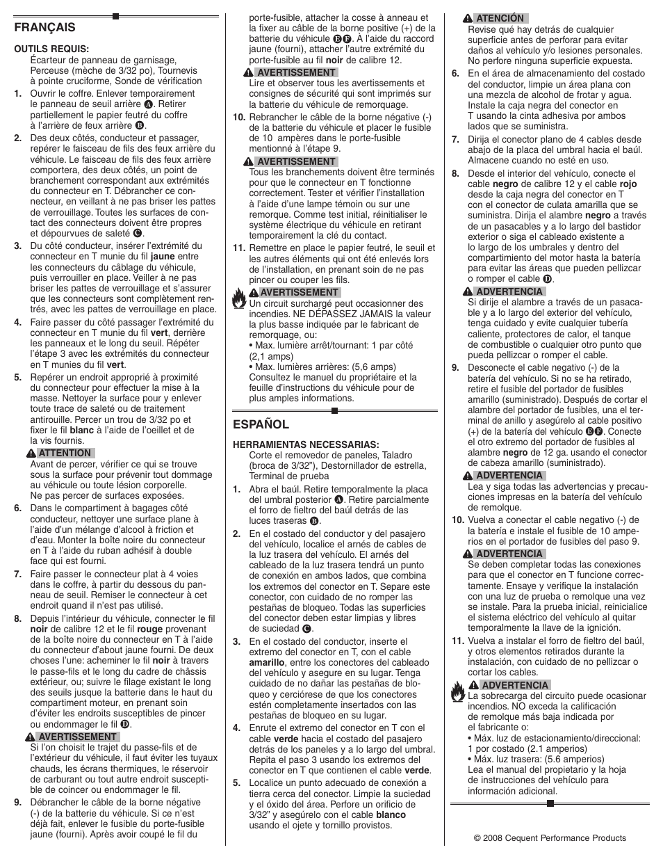 Draw-Tite 118470 T-ONE CONNECTOR User Manual | Page 2 / 2