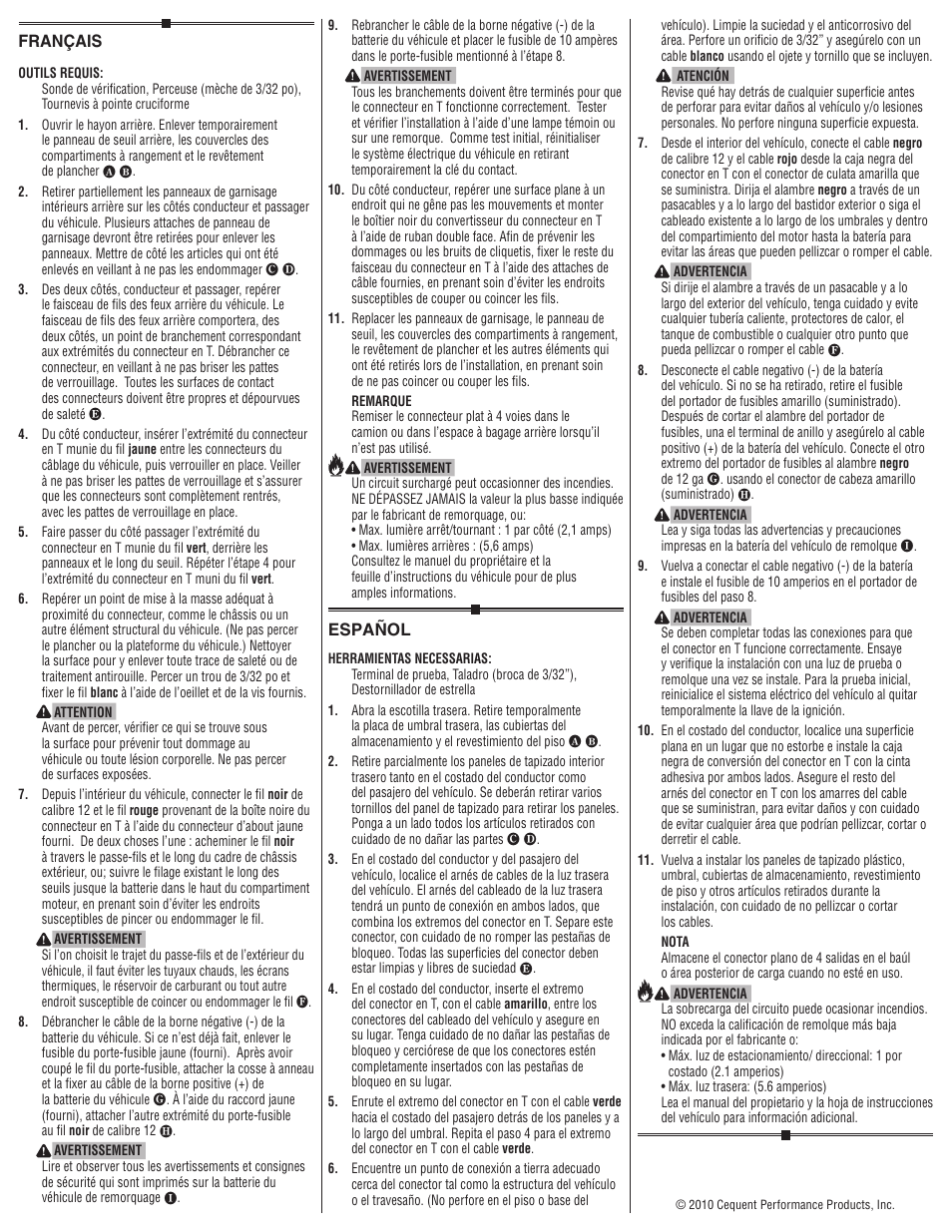 Draw-Tite 118528 T-ONE CONNECTOR User Manual | Page 2 / 2
