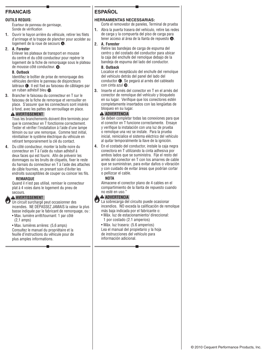 Draw-Tite 118467 T-ONE CONNECTOR User Manual | Page 2 / 2