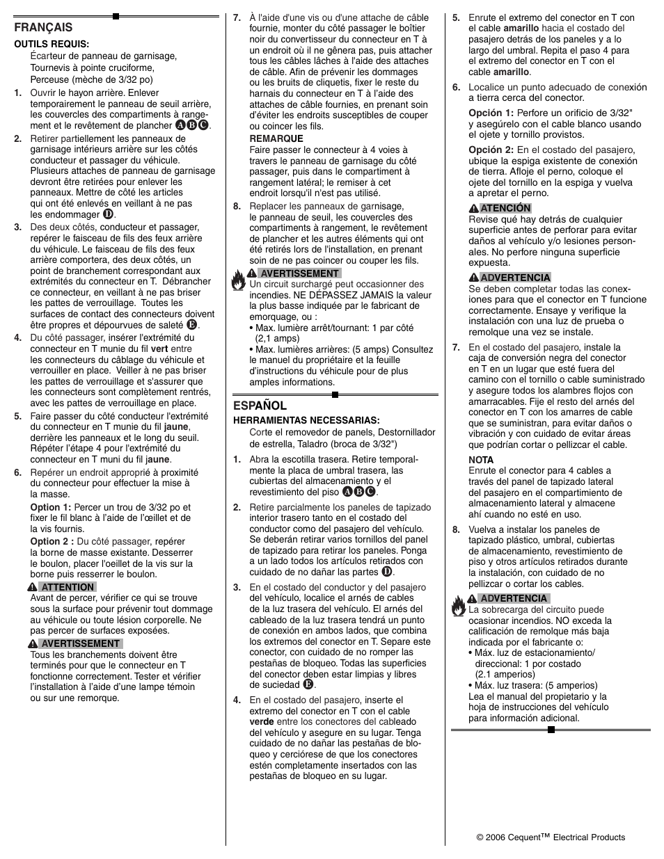 Draw-Tite 118414 T-ONE CONNECTOR User Manual | Page 2 / 2