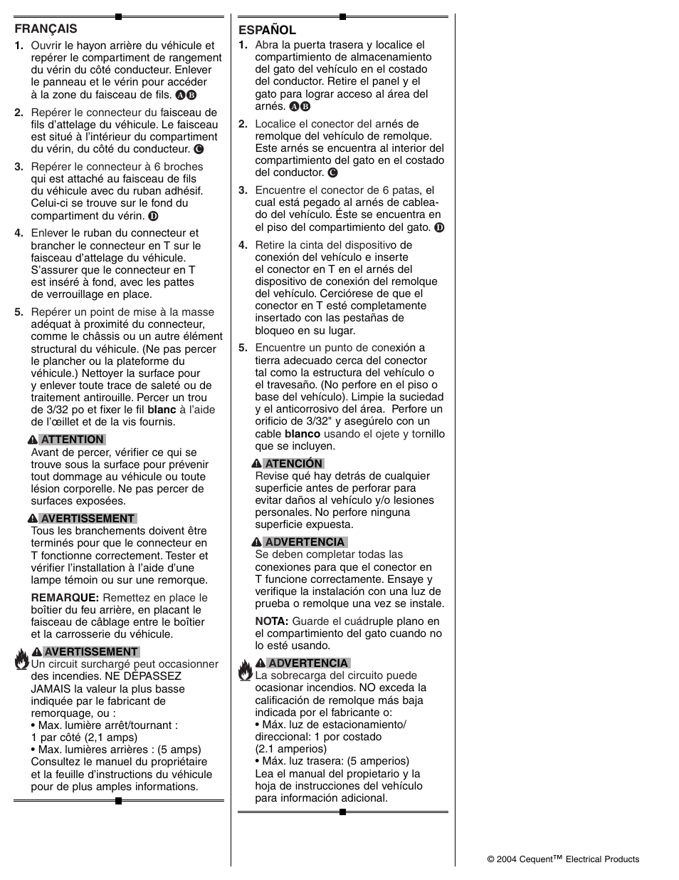 Draw-Tite 118391 T-ONE CONNECTOR User Manual | Page 2 / 2
