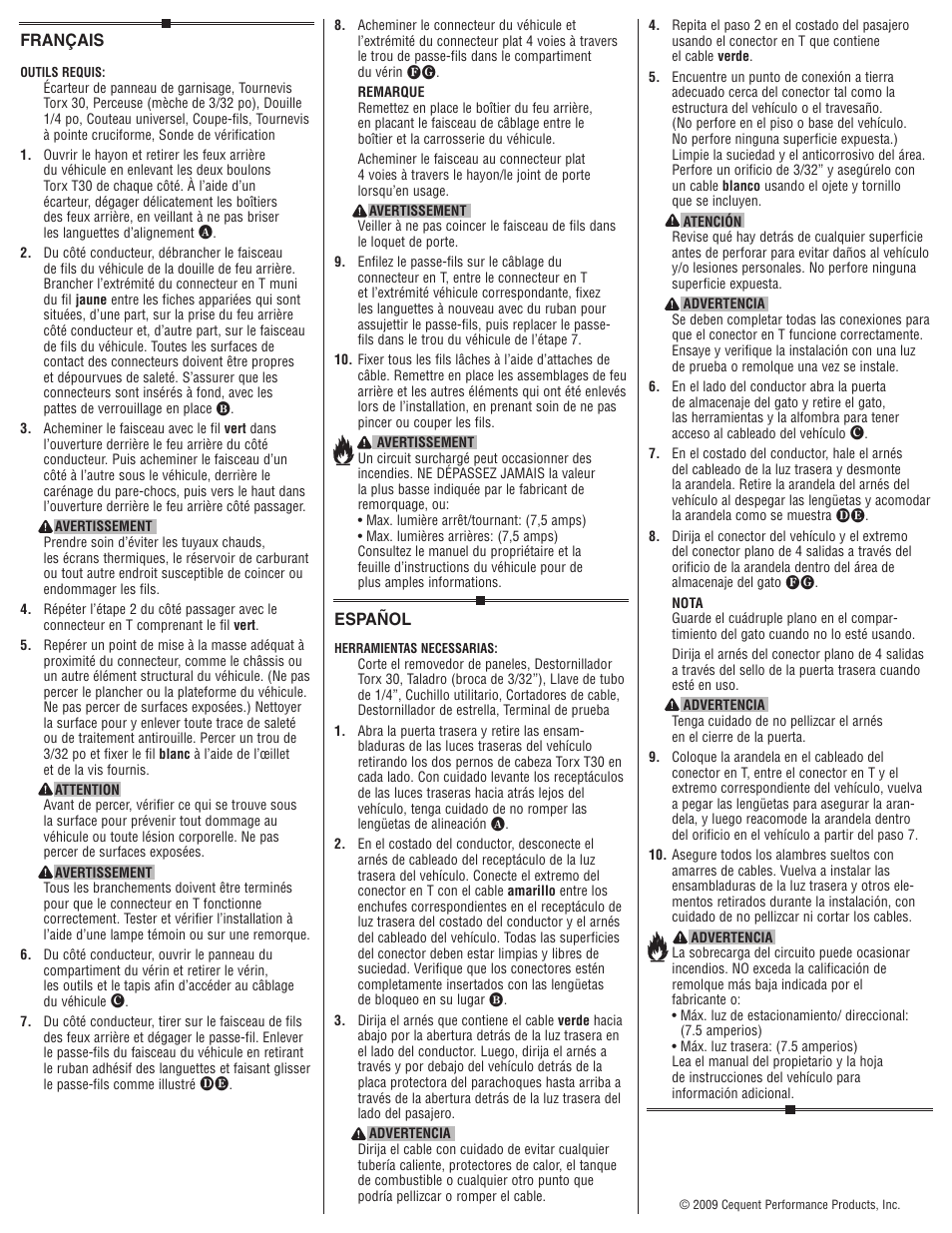 Draw-Tite 118490 T-ONE CONNECTOR User Manual | Page 2 / 2