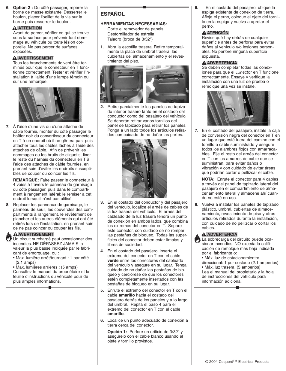 Draw-Tite 118389 T-ONE CONNECTOR User Manual | Page 2 / 2