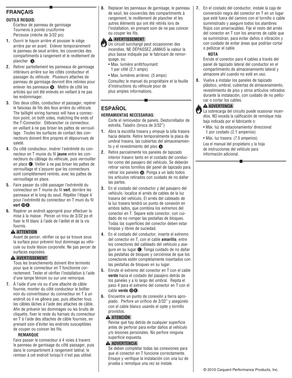 Draw-Tite 118388 T-ONE CONNECTOR User Manual | Page 2 / 2