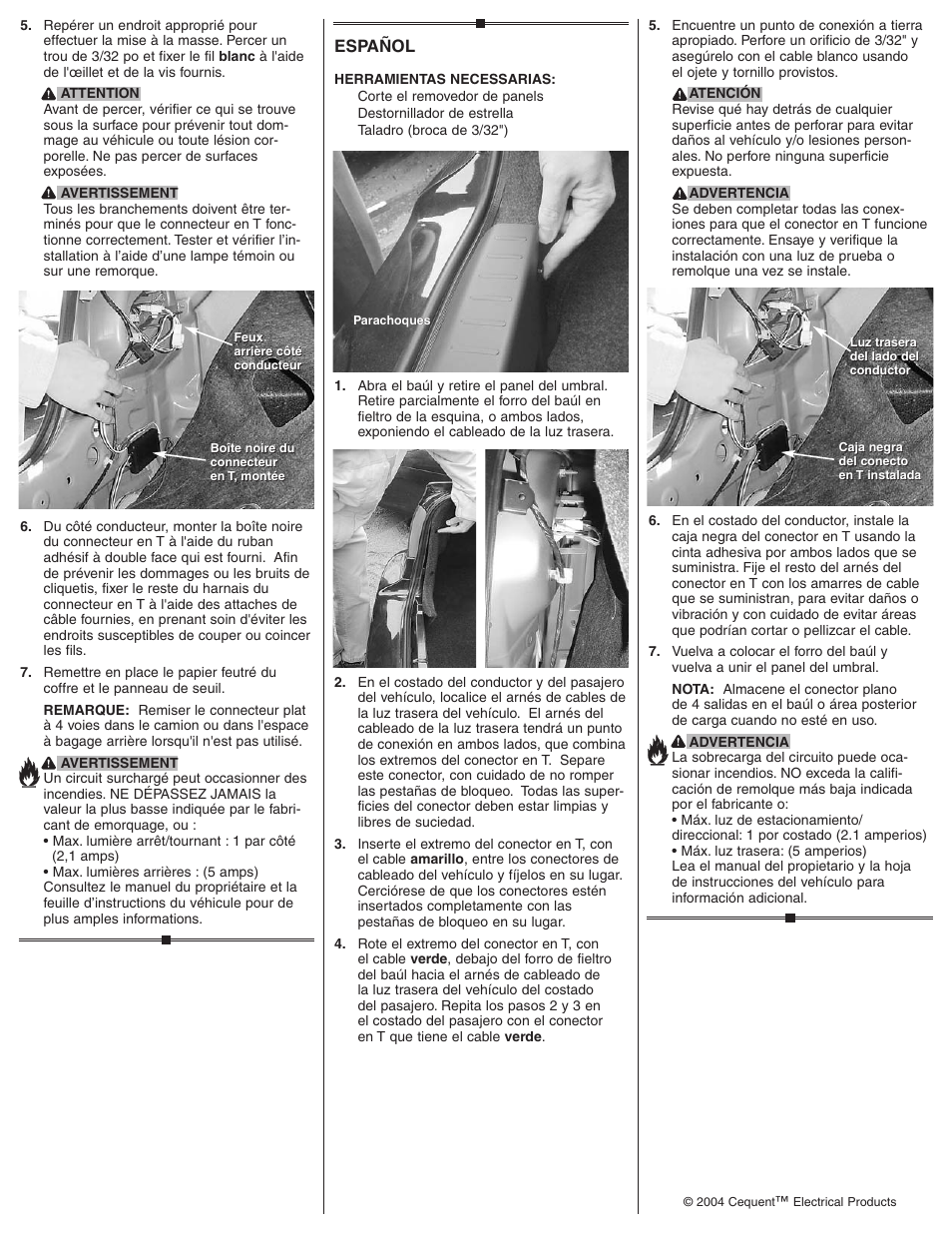 Draw-Tite 118387 T-ONE CONNECTOR User Manual | Page 2 / 2