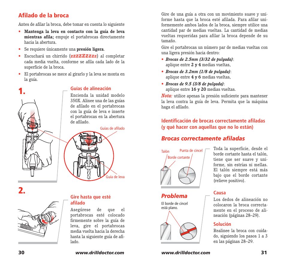 Drill Doctor 350X User Manual | Page 17 / 35