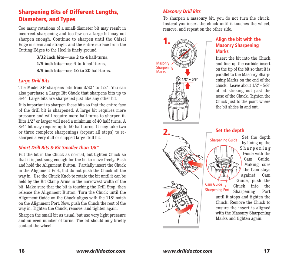Drill Doctor XP User Manual | Page 10 / 48