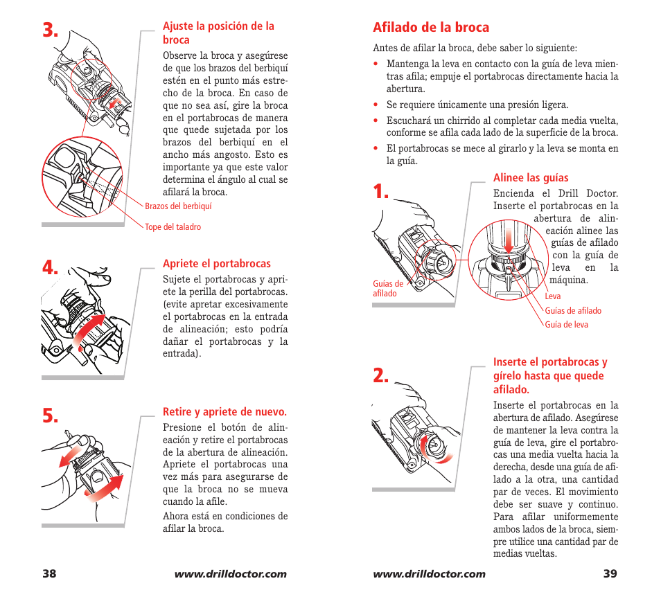 Drill Doctor XP User Manual | Page 21 / 48