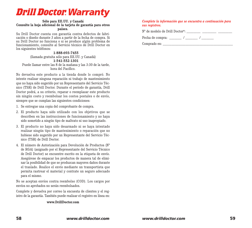 Drill Doctor XP User Manual | Page 31 / 48