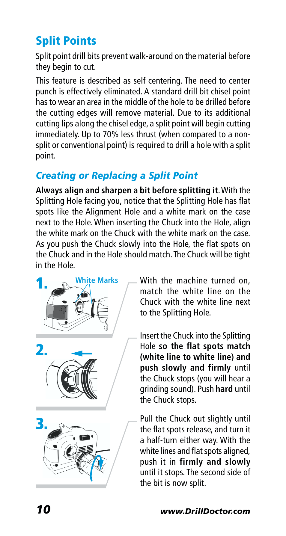 Drill Doctor 400 User Manual | Page 12 / 25