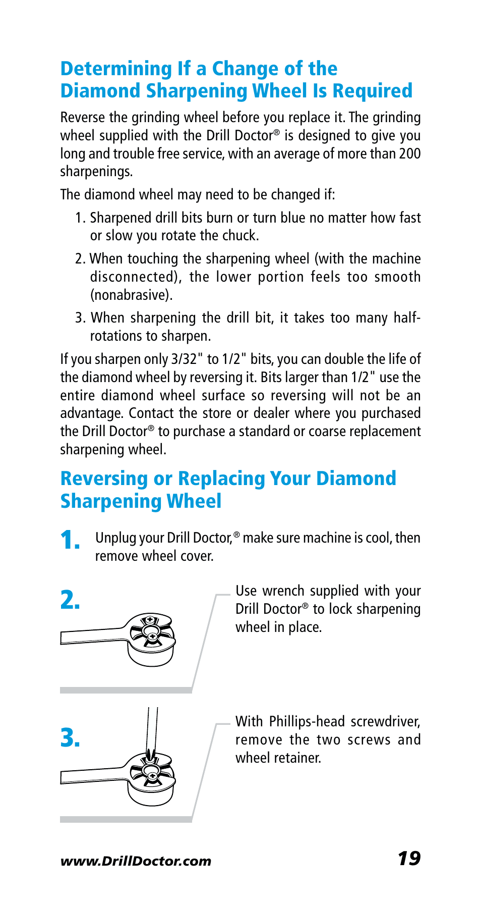 Drill Doctor 400 User Manual | Page 21 / 25
