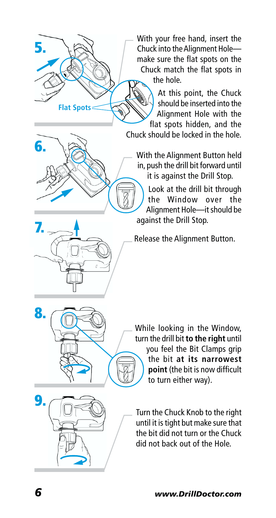 Drill Doctor 400 User Manual | Page 8 / 25