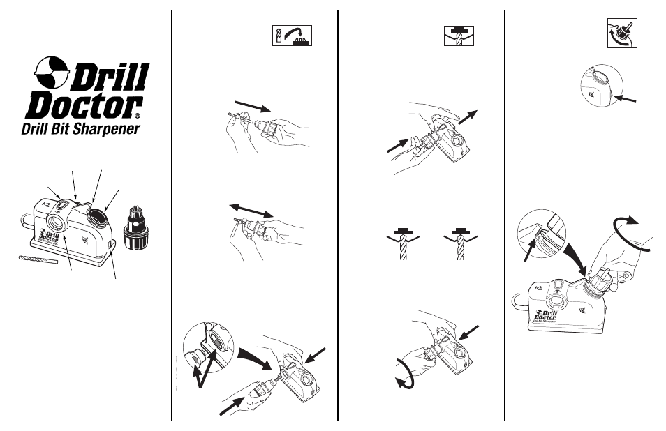 Drill Doctor 250_300 User Manual | 2 pages