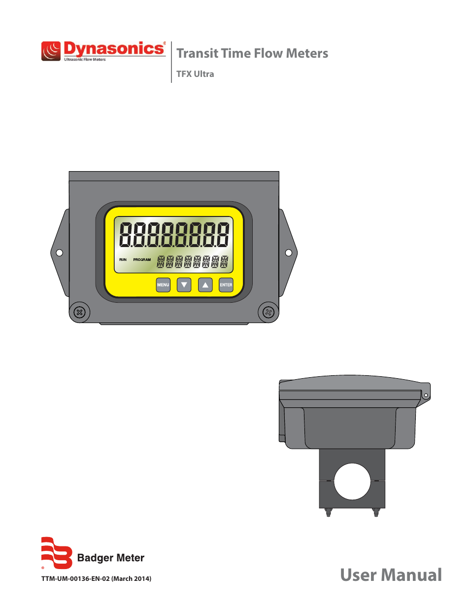 Dynasonics TFX Ultra Transit Time Flow Meters User Manual | 108 pages