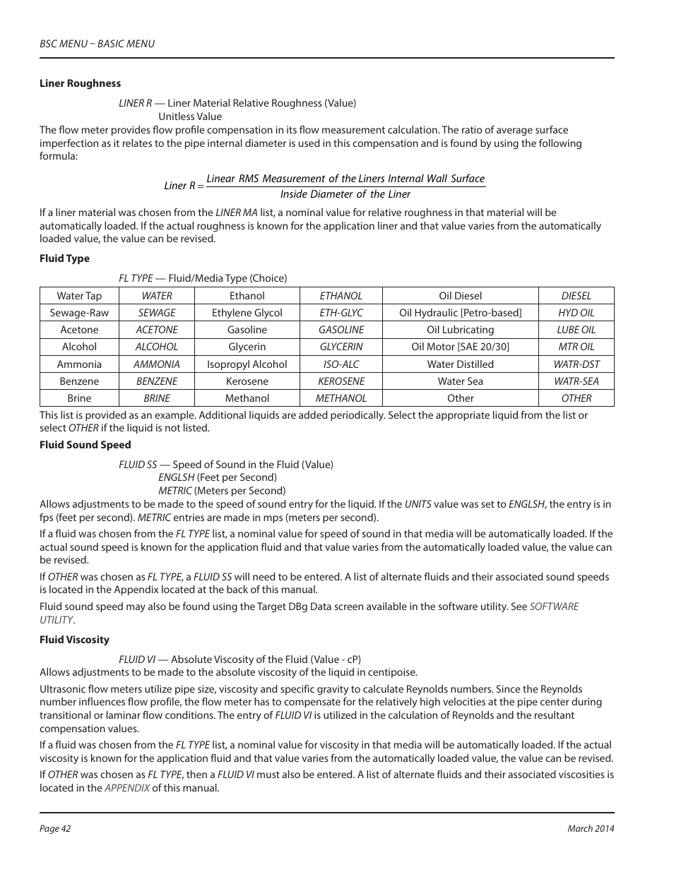 Dynasonics TFX Ultra Transit Time Flow Meters User Manual | Page 42 / 108