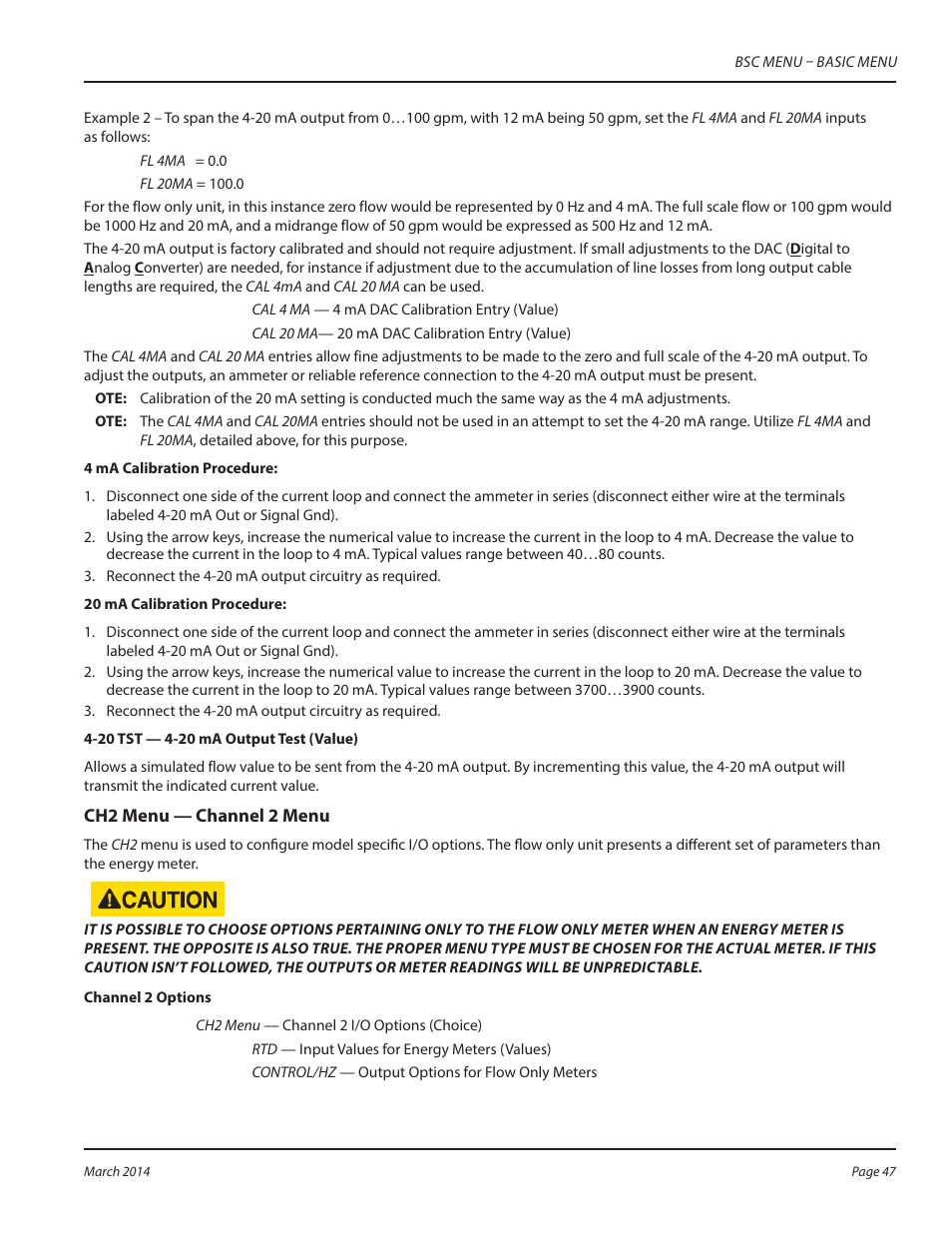 Dynasonics TFX Ultra Transit Time Flow Meters User Manual | Page 47 / 108