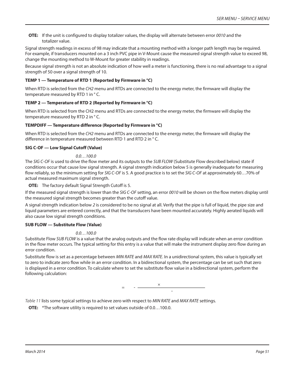 Dynasonics TFX Ultra Transit Time Flow Meters User Manual | Page 51 / 108