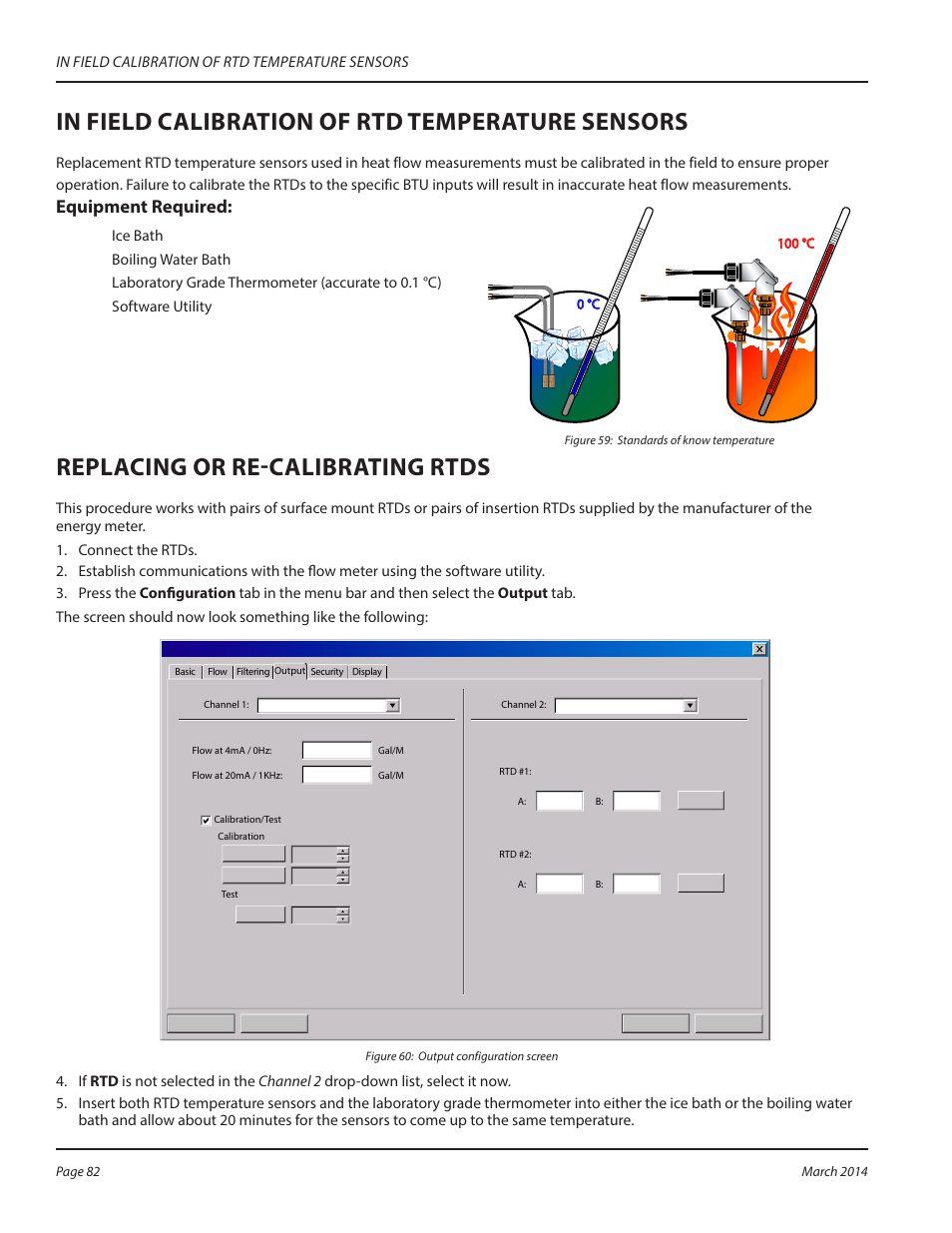 Replacing or re-calibrating rtds, Equipment required | Dynasonics TFX Ultra Transit Time Flow Meters User Manual | Page 82 / 108