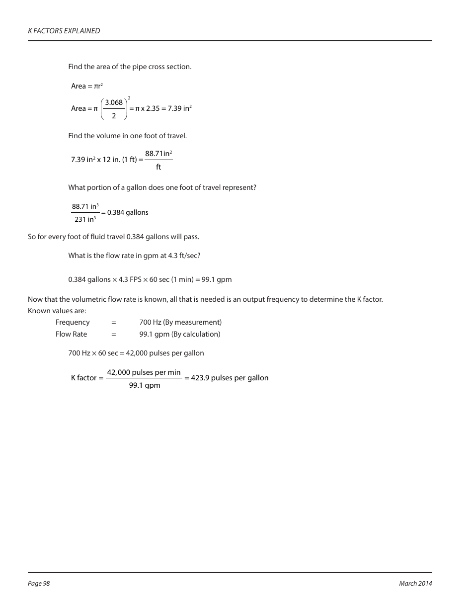 Dynasonics TFX Ultra Transit Time Flow Meters User Manual | Page 98 / 108