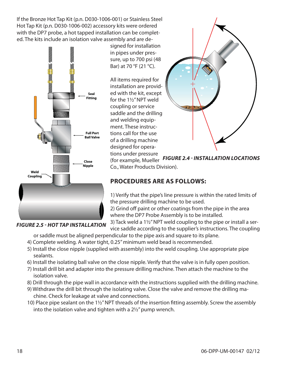 Procedures are as follows | Dynasonics DDFXD Doppler Ultrasonic Flow Meter User Manual | Page 18 / 65