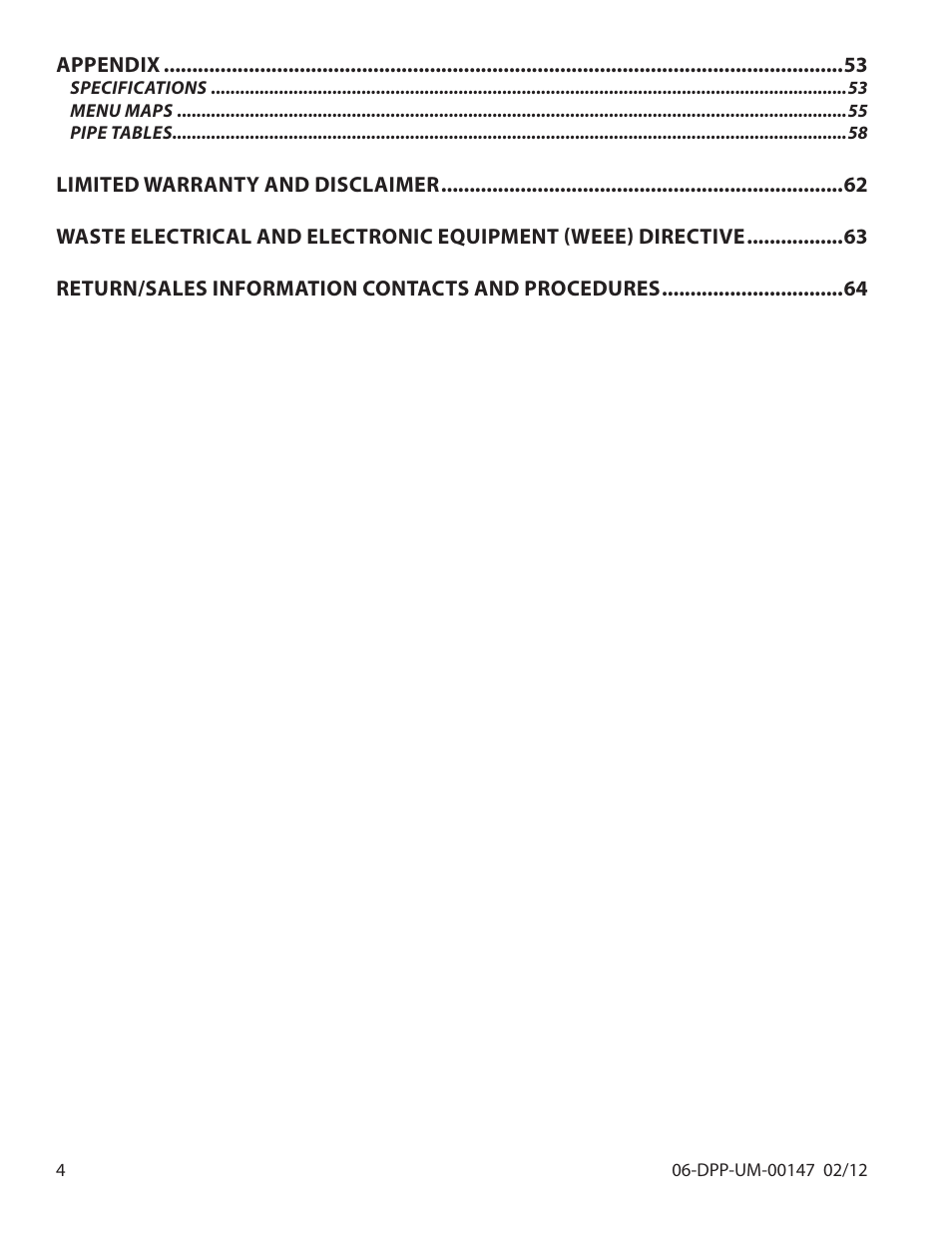 Dynasonics DDFXD Doppler Ultrasonic Flow Meter User Manual | Page 4 / 65