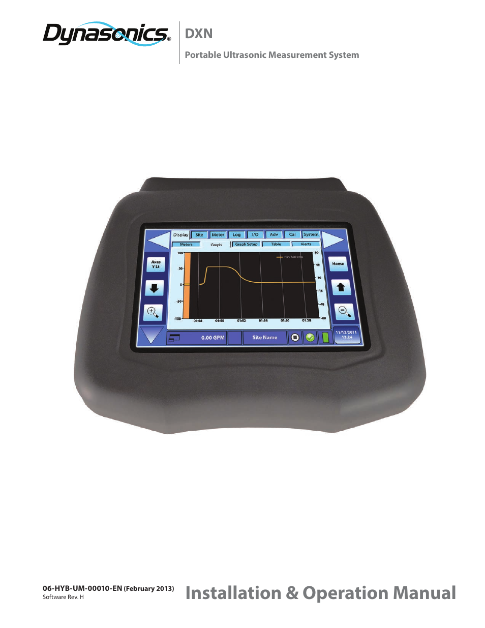 Dynasonics DXN Portable Ultrasonic Measurement System User Manual | 108 pages