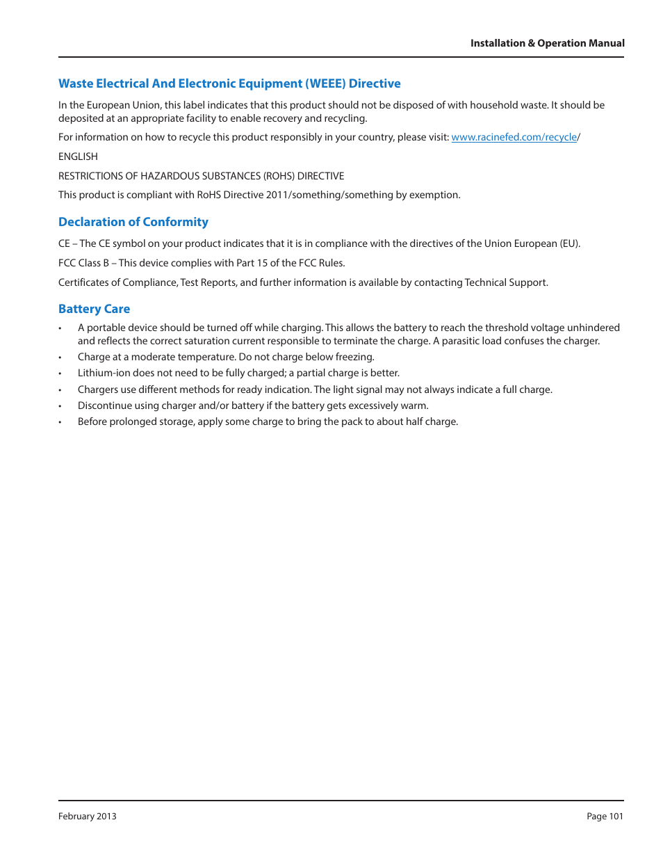 Dynasonics DXN Portable Ultrasonic Measurement System User Manual | Page 101 / 108