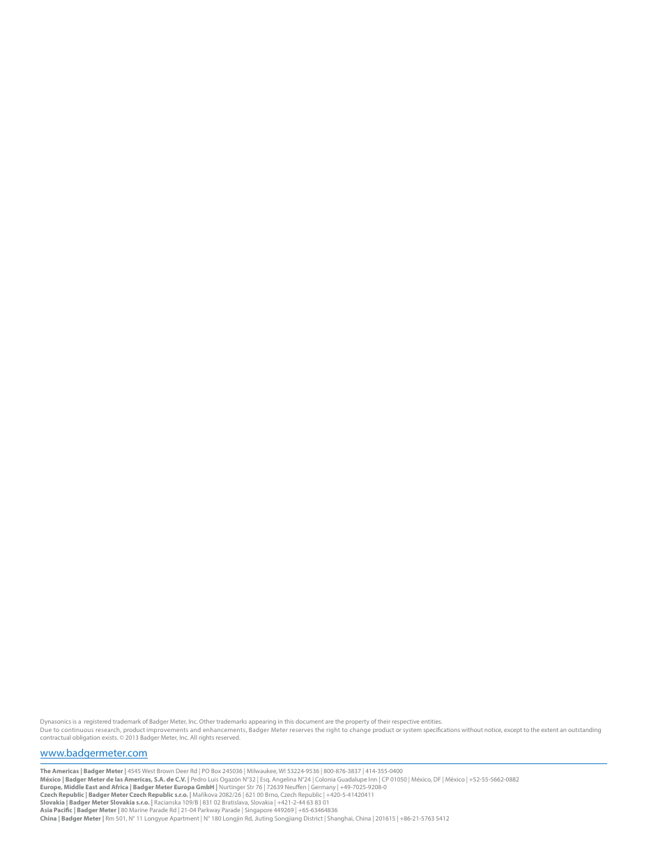 Dynasonics DXN Portable Ultrasonic Measurement System User Manual | Page 108 / 108