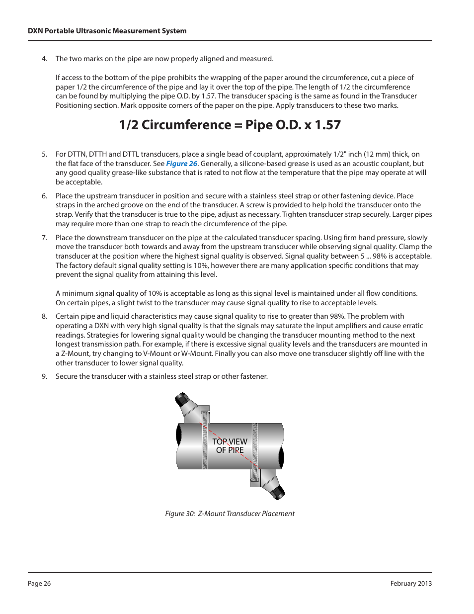 Dynasonics DXN Portable Ultrasonic Measurement System User Manual | Page 26 / 108