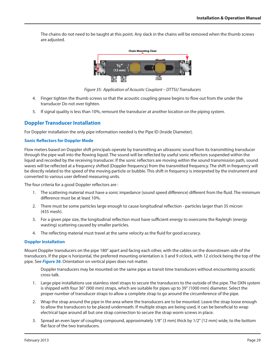 Dynasonics DXN Portable Ultrasonic Measurement System User Manual | Page 29 / 108