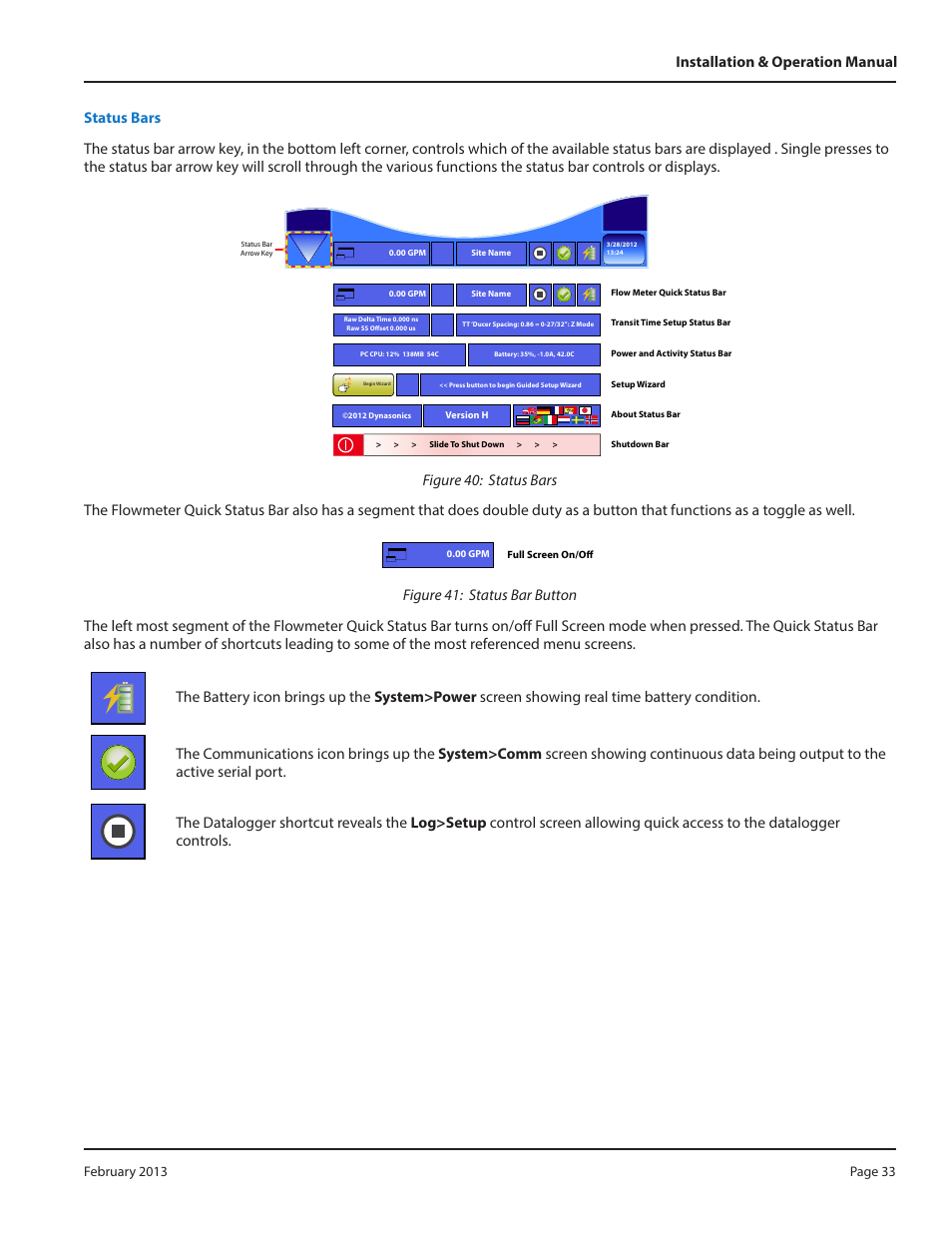 Dynasonics DXN Portable Ultrasonic Measurement System User Manual | Page 33 / 108