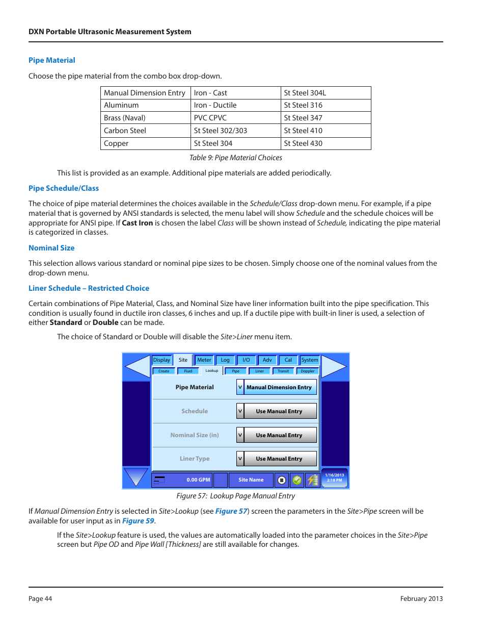 Dynasonics DXN Portable Ultrasonic Measurement System User Manual | Page 44 / 108
