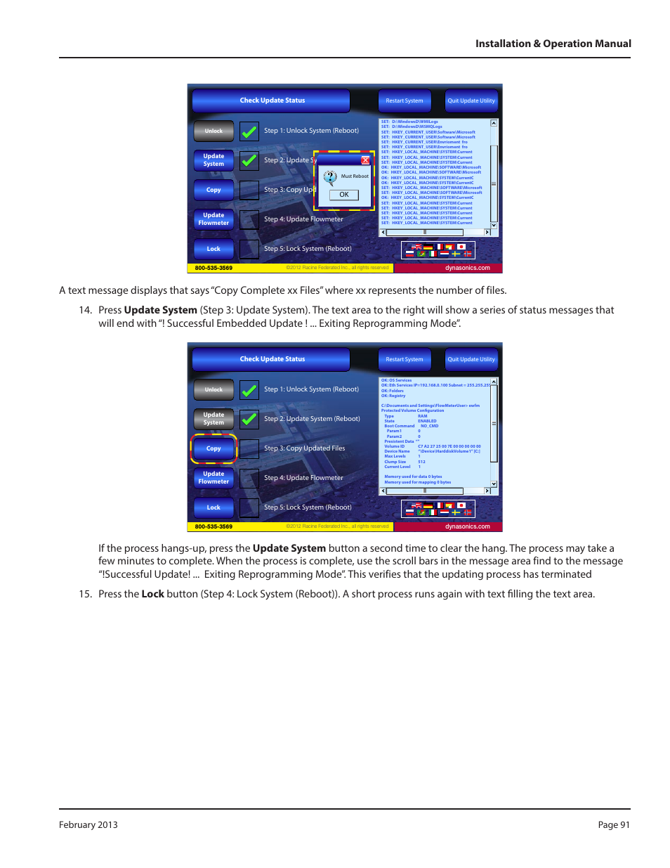 Ordem & pr ogre sso | Dynasonics DXN Portable Ultrasonic Measurement System User Manual | Page 91 / 108